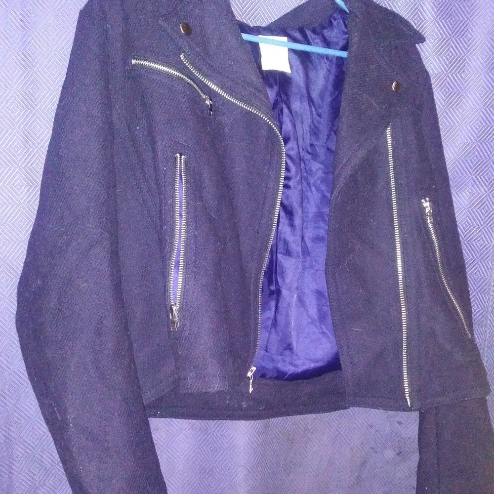 Gap Dark Blue Moto Jacket